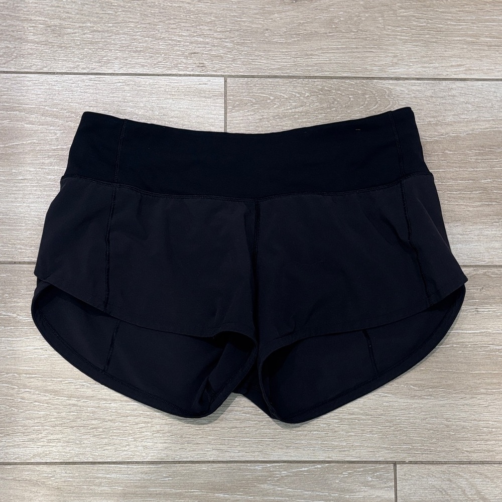 Lululemon Athletica Black Athletic Shorts size 2 & inseam 2.5 inches. - Picture 5 of 5